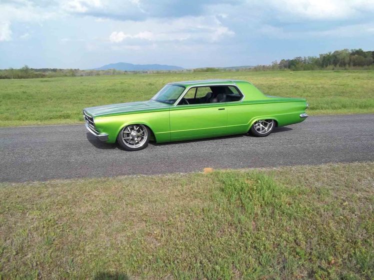 1965, Dodge, Dart, Coupe, Hardtop, Street, Machine, Pro, Touring, Green, Usa,  18 HD Wallpaper Desktop Background