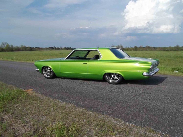 1965, Dodge, Dart, Coupe, Hardtop, Street, Machine, Pro, Touring, Green, Usa,  22 HD Wallpaper Desktop Background