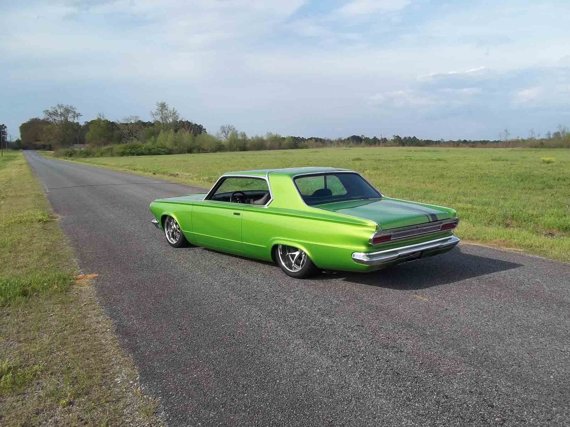 1965, Dodge, Dart, Coupe, Hardtop, Street, Machine, Pro, Touring, Green, Usa,  24 Wallpaper