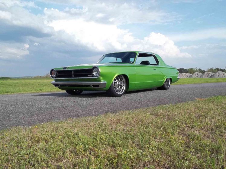 1965, Dodge, Dart, Coupe, Hardtop, Street, Machine, Pro, Touring, Green, Usa,  26 HD Wallpaper Desktop Background