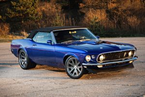 1969, Ford, Mustang, Convertible, Street, Rod, Ctuiser, Pro, Touring, Blue, Usa,  02