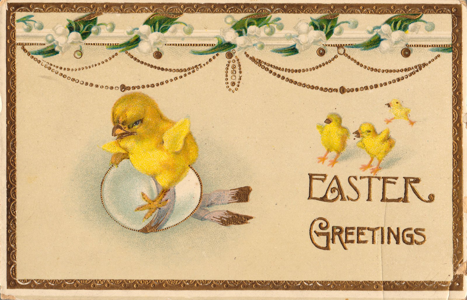 postcard, Paper, Poster, Advertising, Vintage, Retro, Antique, Easter Wallpaper