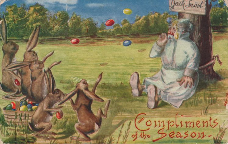 postcard, Paper, Poster, Advertising, Vintage, Retro, Antique, Easter HD Wallpaper Desktop Background