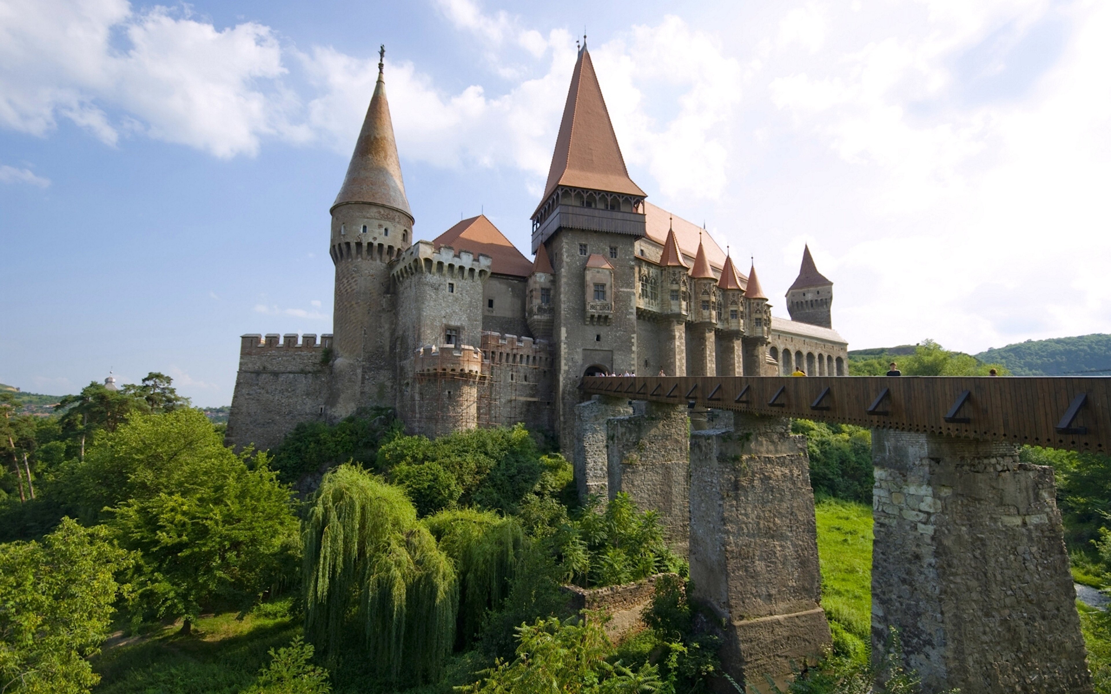 castillo, Corvin, Rumania Wallpaper