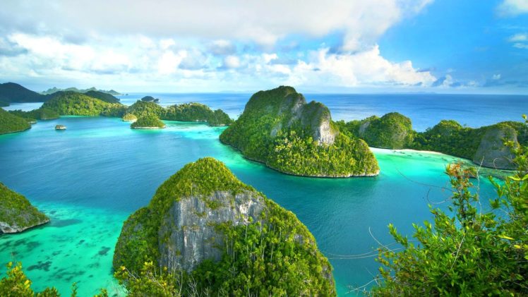 raja, Ampat, West, Papua, Indonesia, Island, Sea, Ocean HD Wallpaper Desktop Background