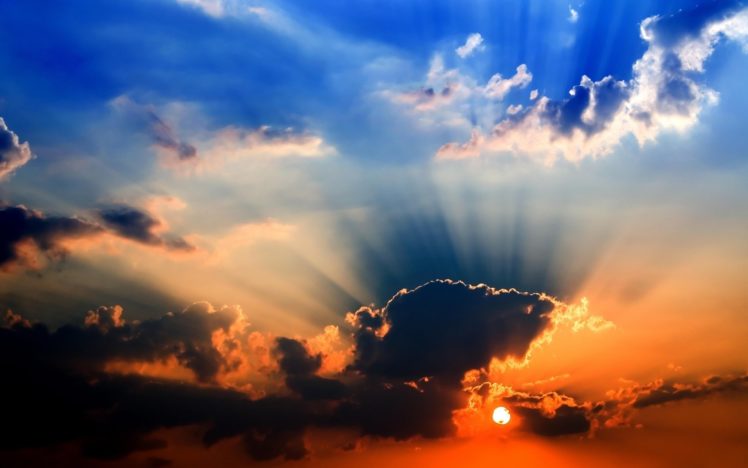 sunset, Clouds, Sun, Sky HD Wallpaper Desktop Background