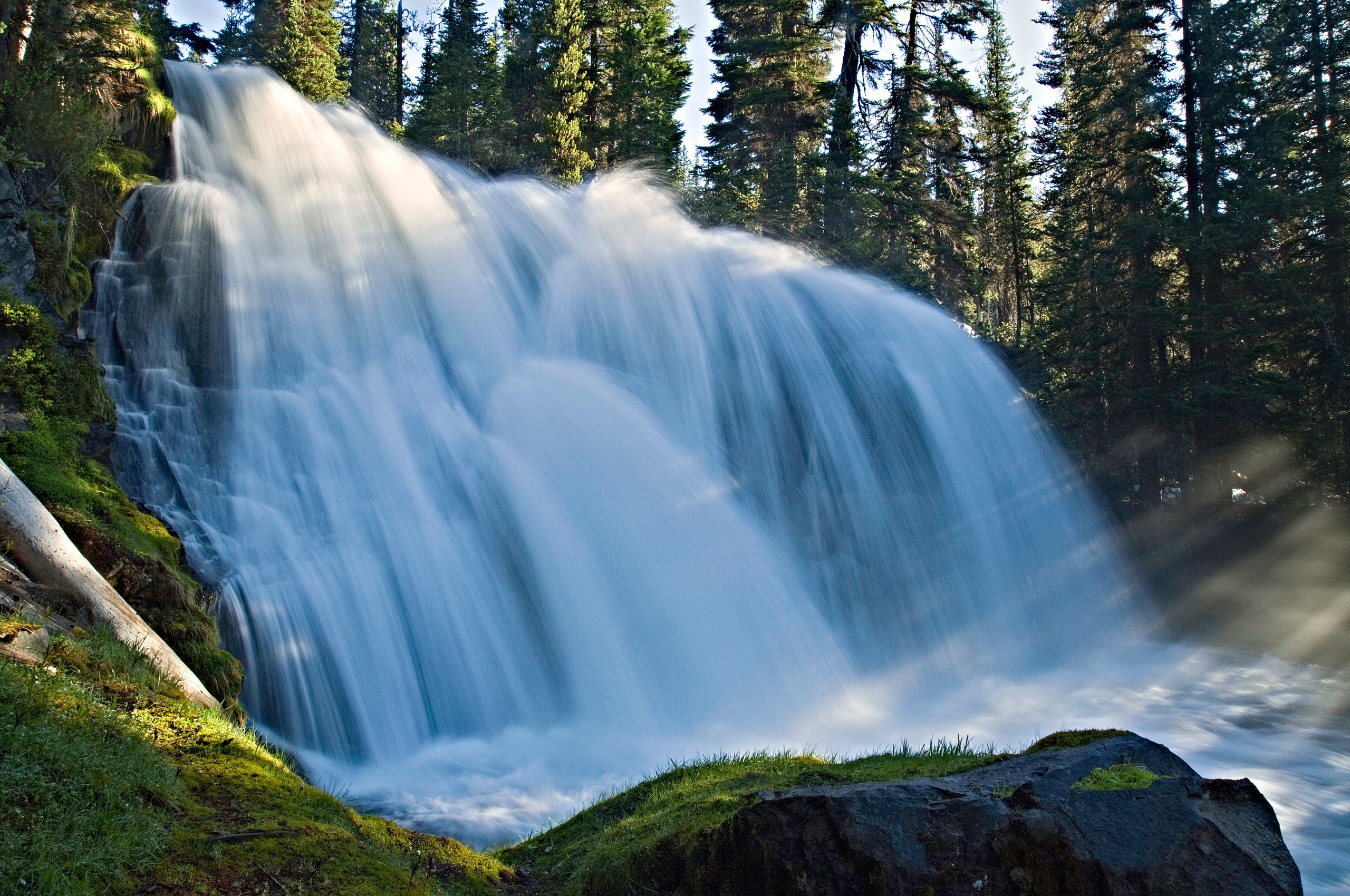 Waterfall Water Nature Beauty Landscape Wallpapers Hd Desktop And