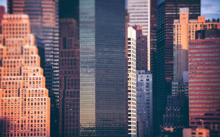 buildings, Skyscrapers, Tilt shift, Tiltshift HD Wallpaper Desktop Background