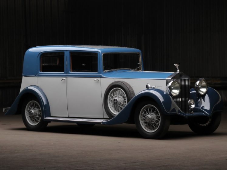 rolls royce, 20 25 hp, Saloon, Barker, Classic, Cars, 1935 HD Wallpaper Desktop Background