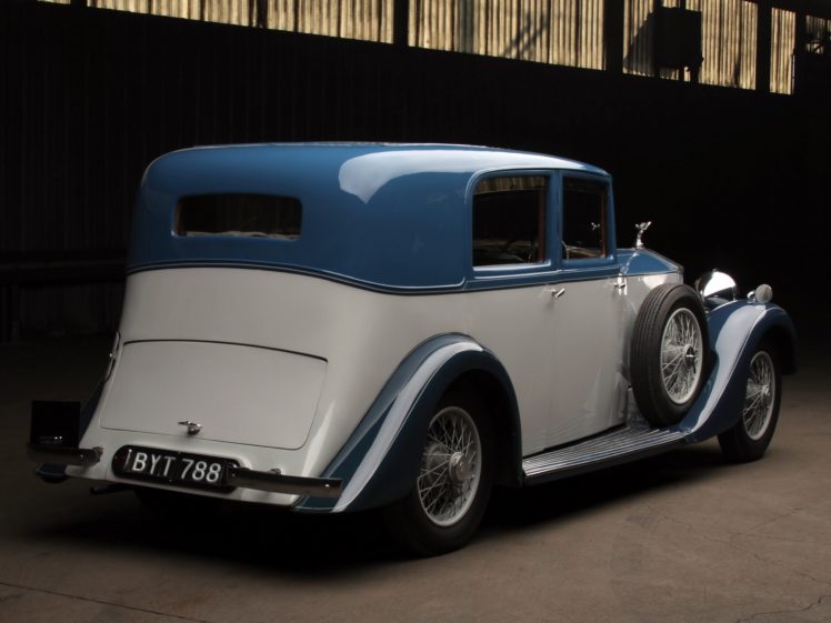 rolls royce, 20 25 hp, Saloon, Barker, Classic, Cars, 1935 HD Wallpaper Desktop Background