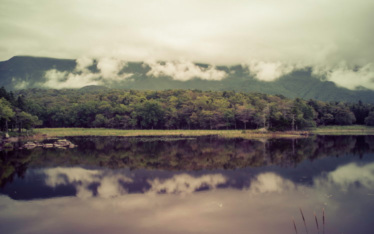 lake, Mountain, Landscape HD Wallpaper Desktop Background