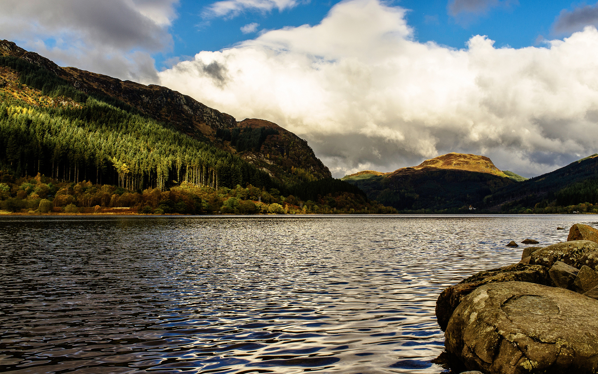 lake, Trees, Landscape Wallpaper