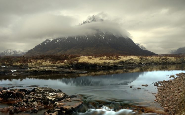 landscape, Mountains, Rivers, Mist HD Wallpaper Desktop Background