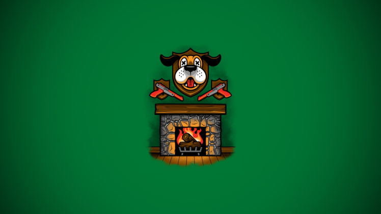 nintendo, Green, Fireplace, Duck, Hunt, Dog HD Wallpaper Desktop Background