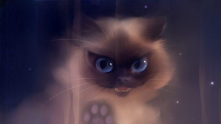 cat, Baby, Kitten, Artwork, Art HD Wallpaper Desktop Background