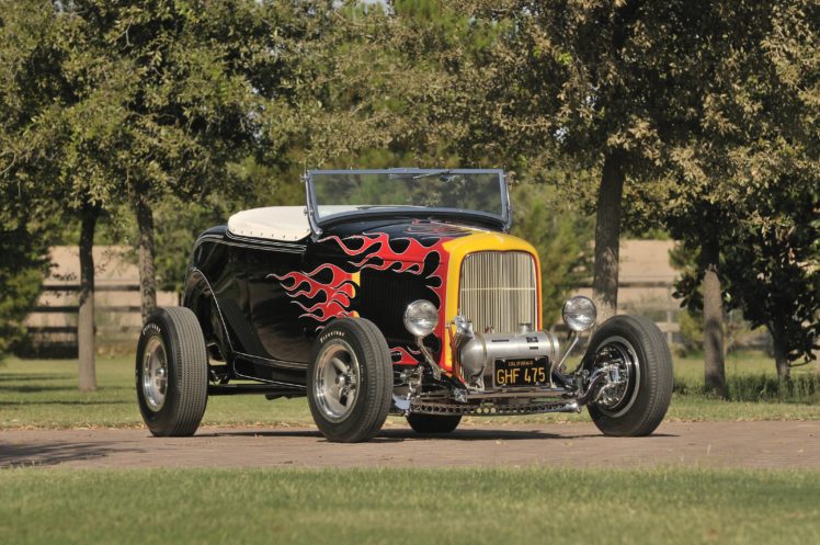 1932, Ford, Roadster, Hightboy, Hotrod, Hot, Rod, Vintage, Usa,  01 HD Wallpaper Desktop Background