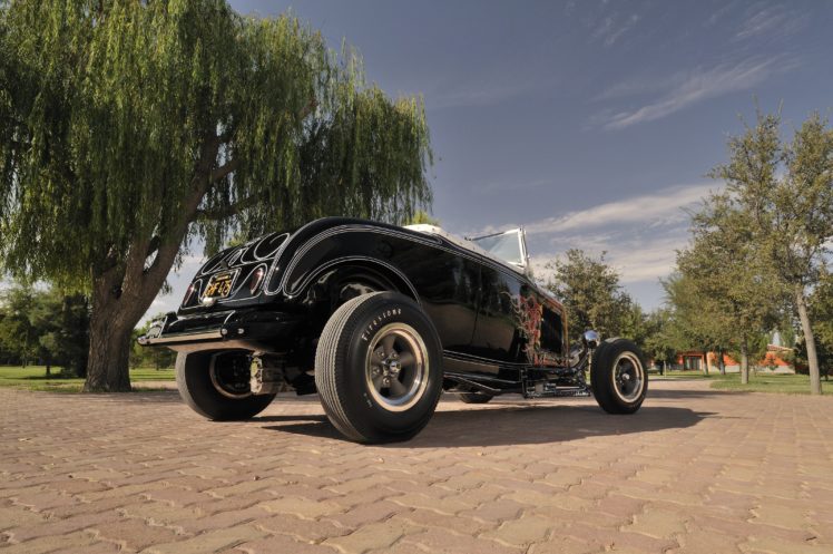 1932, Ford, Roadster, Hightboy, Hotrod, Hot, Rod, Vintage, Usa,  07 HD Wallpaper Desktop Background