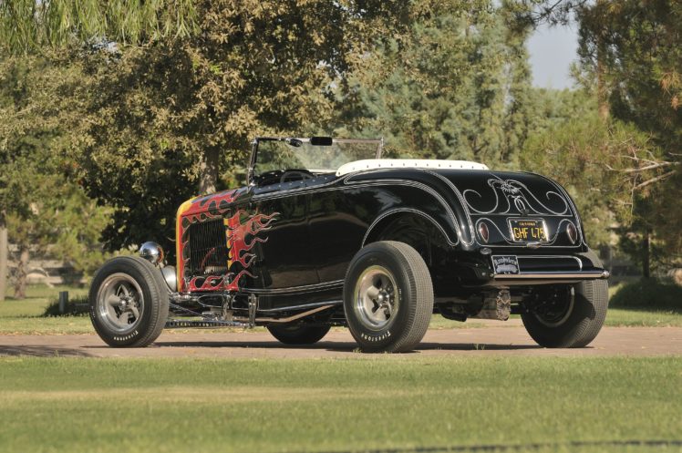 1932, Ford, Roadster, Hightboy, Hotrod, Hot, Rod, Vintage, Usa,  09 HD Wallpaper Desktop Background