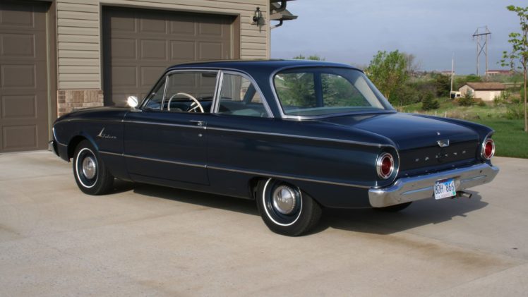 1961, Ford, Falcon, Sedan, Classic, Original, Old, Usa,  03 HD Wallpaper Desktop Background