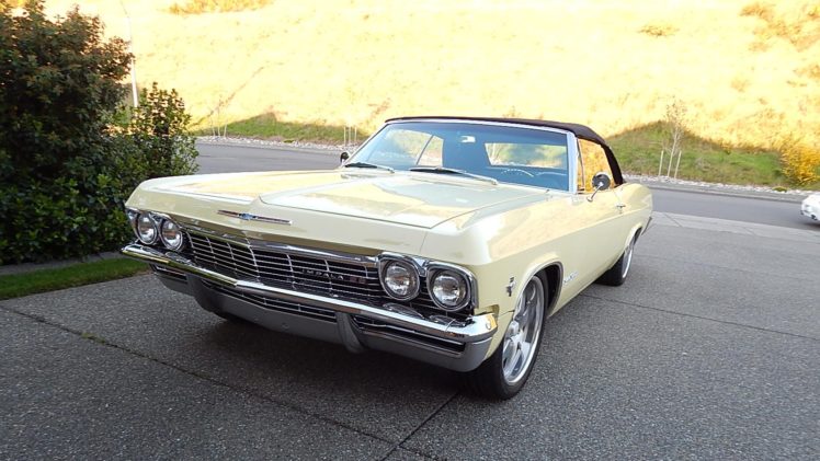 1965, Chevrolet, Impala, Ss, Convertible, Street, Rod, Cruiser, Usa,  01 HD Wallpaper Desktop Background