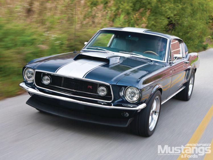 1968, Ford, Mustang, Fastback, Hotrod, Streetrod, Hot, Rod, Street, Usa ...