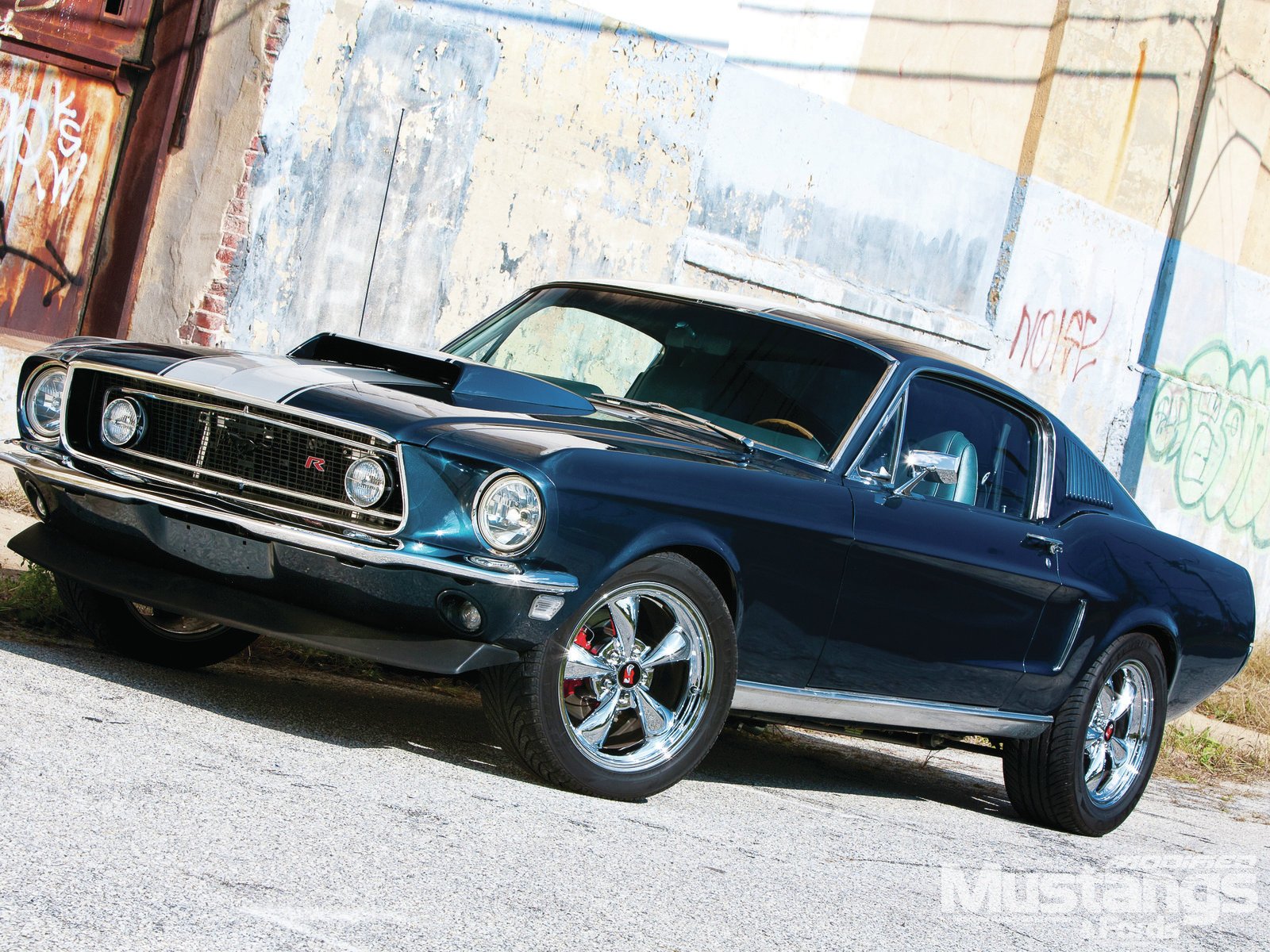 1968, Ford, Mustang, Fastback, Hotrod, Streetrod, Hot, Rod, Street, Usa, 1600x1200 01 Wallpaper