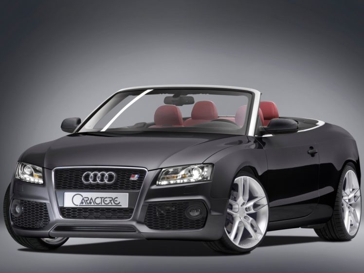 caractere, Audi s5, Cabriolet, Modified, Cars, 2009 HD Wallpaper Desktop Background