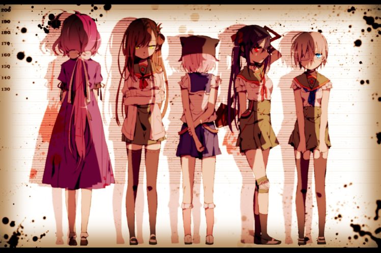 gakkou, Gurashi , Ebisuzawa, Kurumi, Takeya, Yuki, Naoki, Miki, Sakura, Megumi HD Wallpaper Desktop Background
