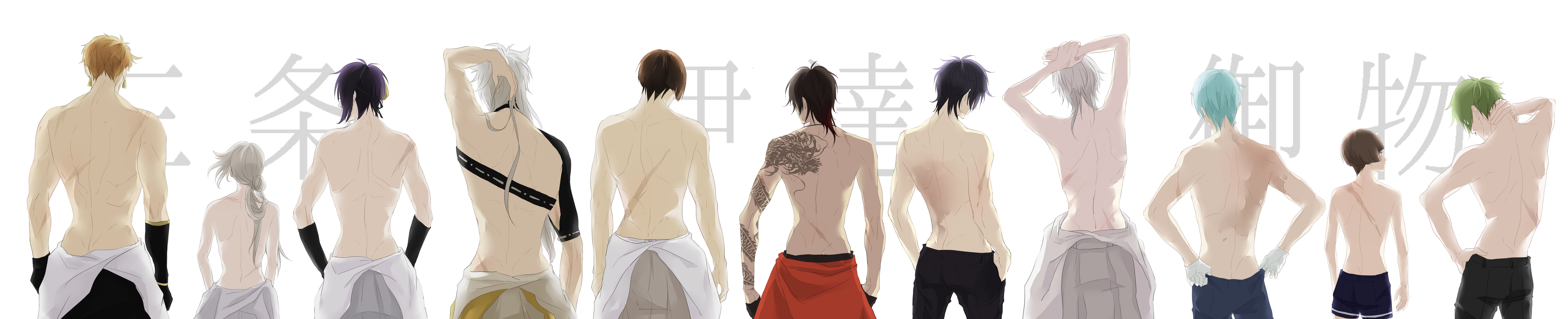 touken, Ranbu, Kogitsunemaru, Ishikirimaru, Iwatooshi, Ookurikara Wallpaper