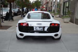 2012, Audi r8, Coupe, Cars, White