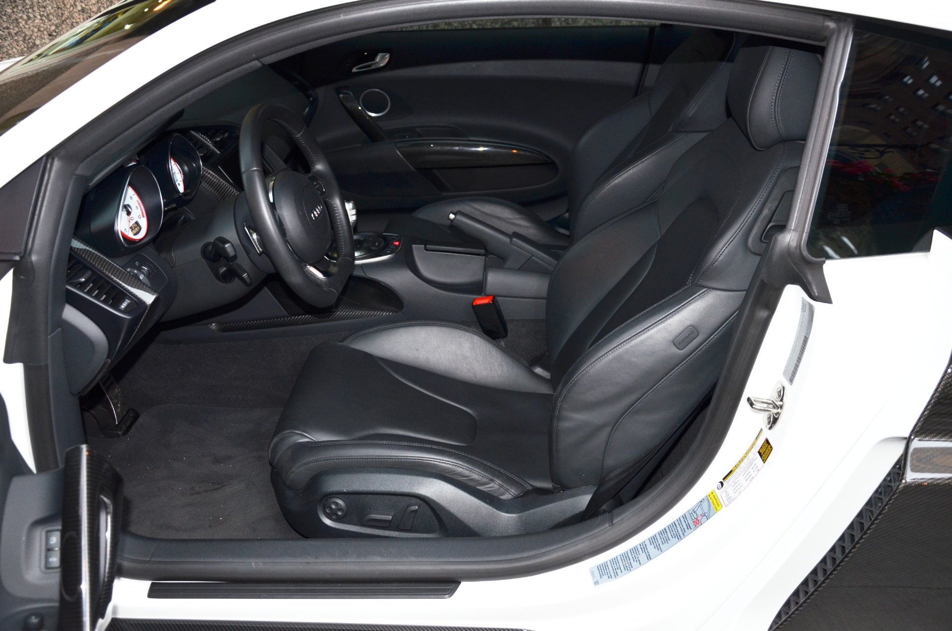 2012, Audi r8, Coupe, Cars, White Wallpaper