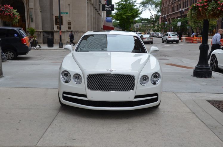 2015, Bentley, Flying, Spur v8, Cars, Sedan, White HD Wallpaper Desktop Background