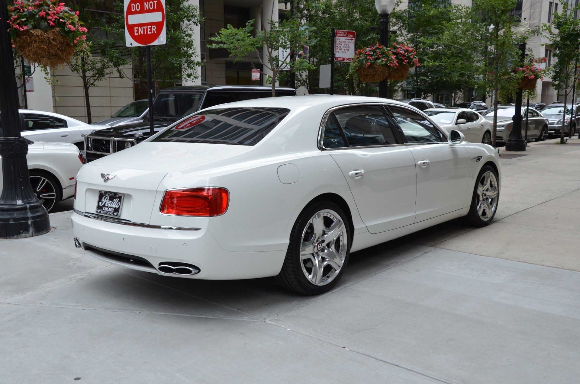 2015, Bentley, Flying, Spur v8, Cars, Sedan, White Wallpaper