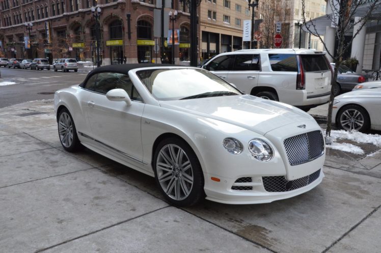 2015, Bentley, Continental, Gtc, Speed, Cars, White HD Wallpaper Desktop Background