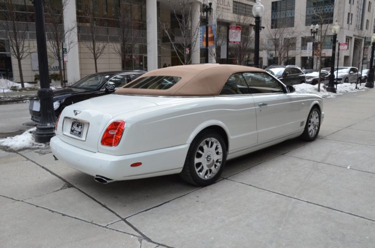 2008, Bentley, Azure, Convertible, Cars, White HD Wallpaper Desktop Background