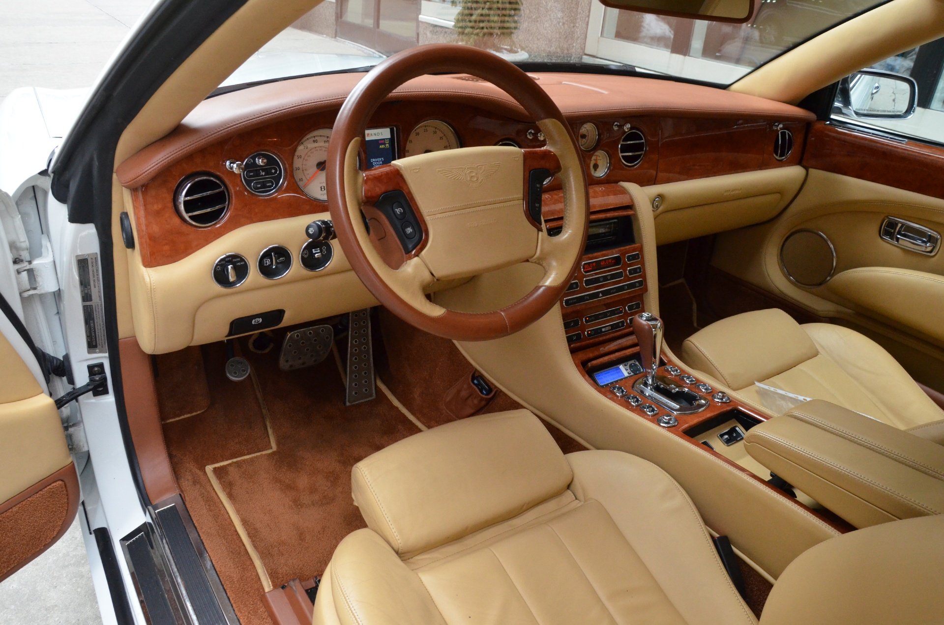 2008, Bentley, Azure, Convertible, Cars, White Wallpaper