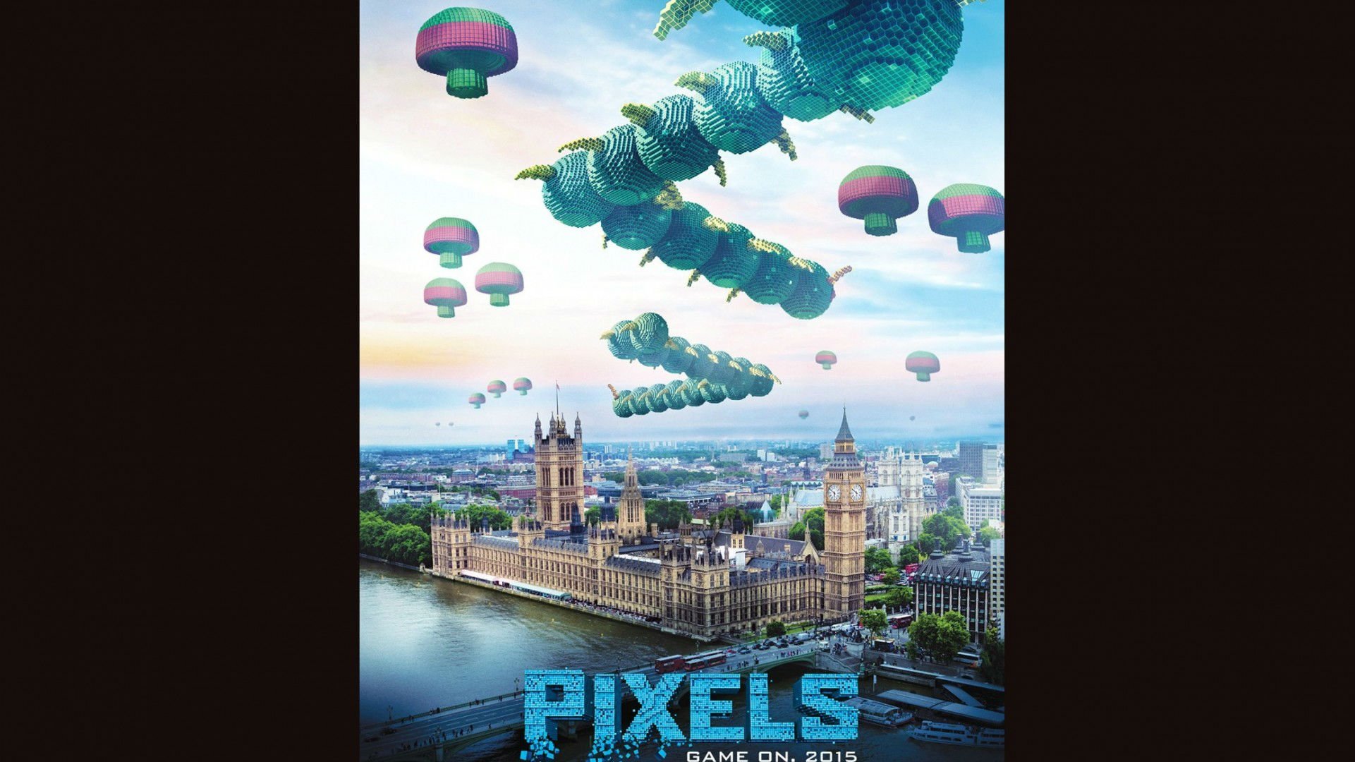 pixels, Action, Comedy, Sci fi, Alien, Game, Poster Wallpaper
