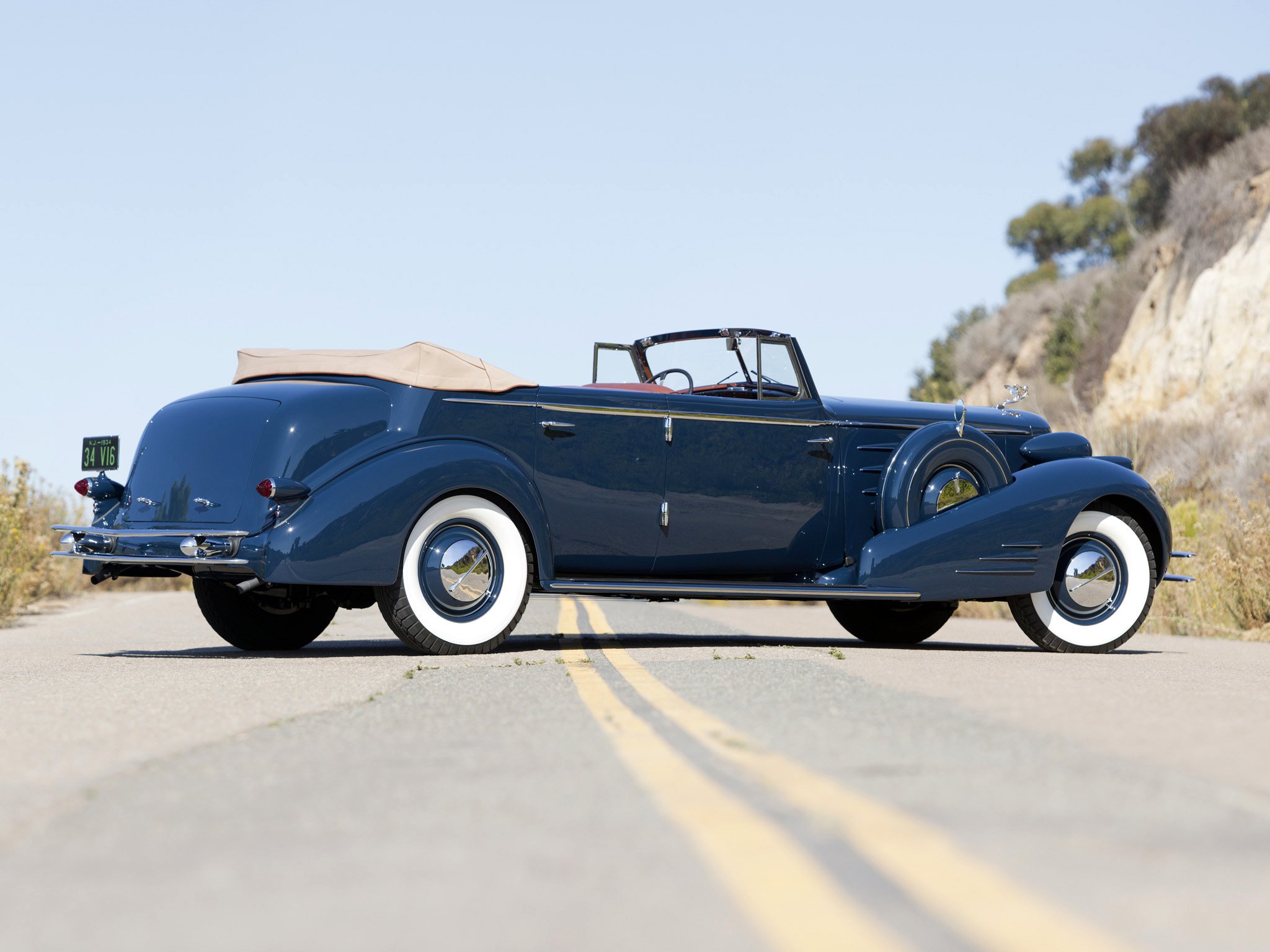 1934, Cadillac, V16, 452 d, Convertible, Sedan, Fleetwood, Cars, Classic Wallpaper