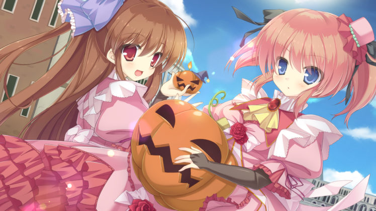 game, Cg, Mizu, No, Miyako, No, Patisserie, Halloween HD Wallpaper Desktop Background