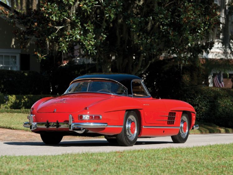 1960, Mercedes benz, 300 sl, Roadster, Cars, Classic HD Wallpaper Desktop Background