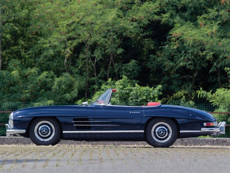 1957, Mercedes benz, 300 sl, Roadster, Cars, Classic HD Wallpaper Desktop Background