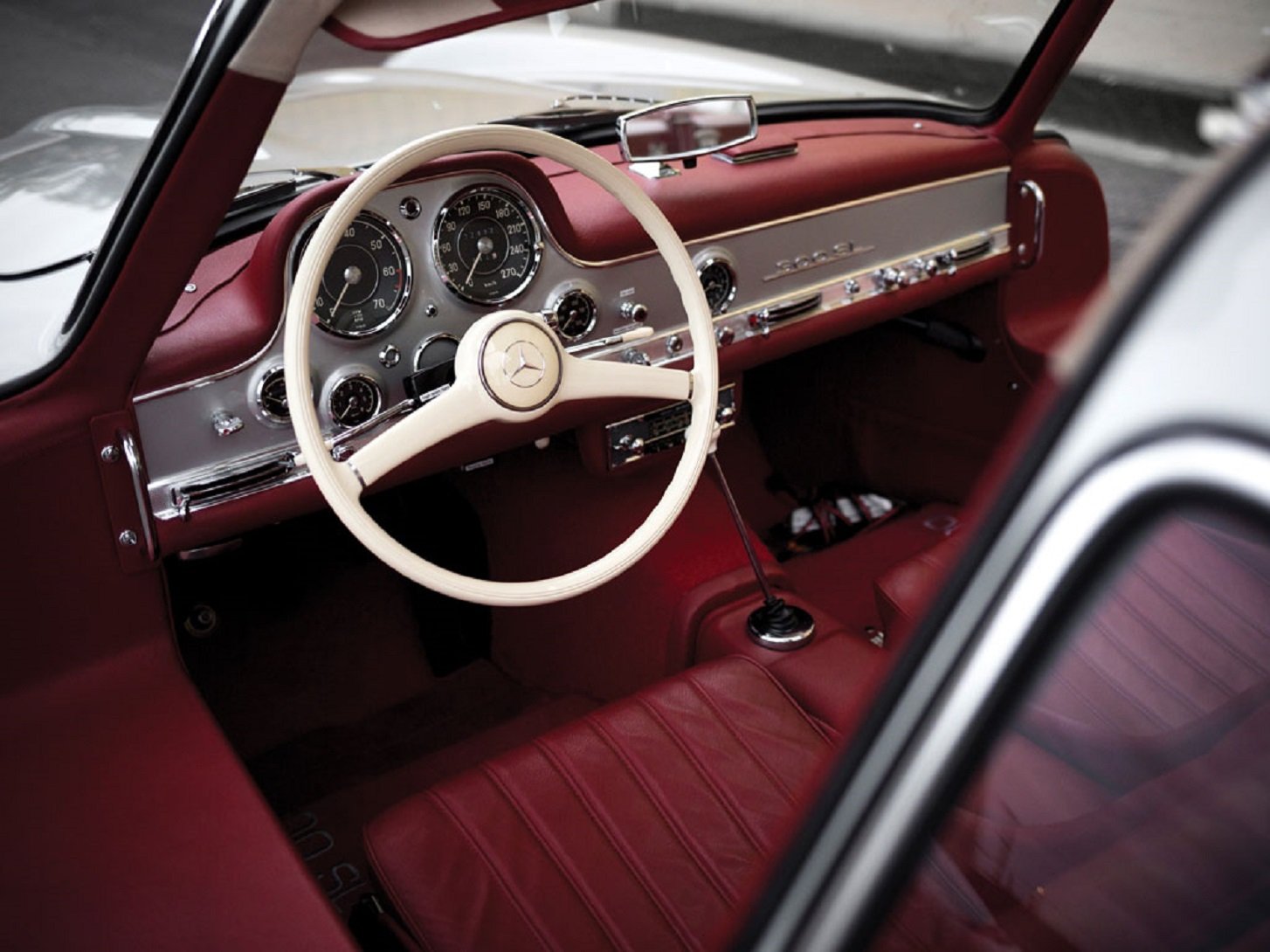 1955, Mercedes benz, 300 sl, Alloy, Gullwing, Cars, Classic Wallpaper