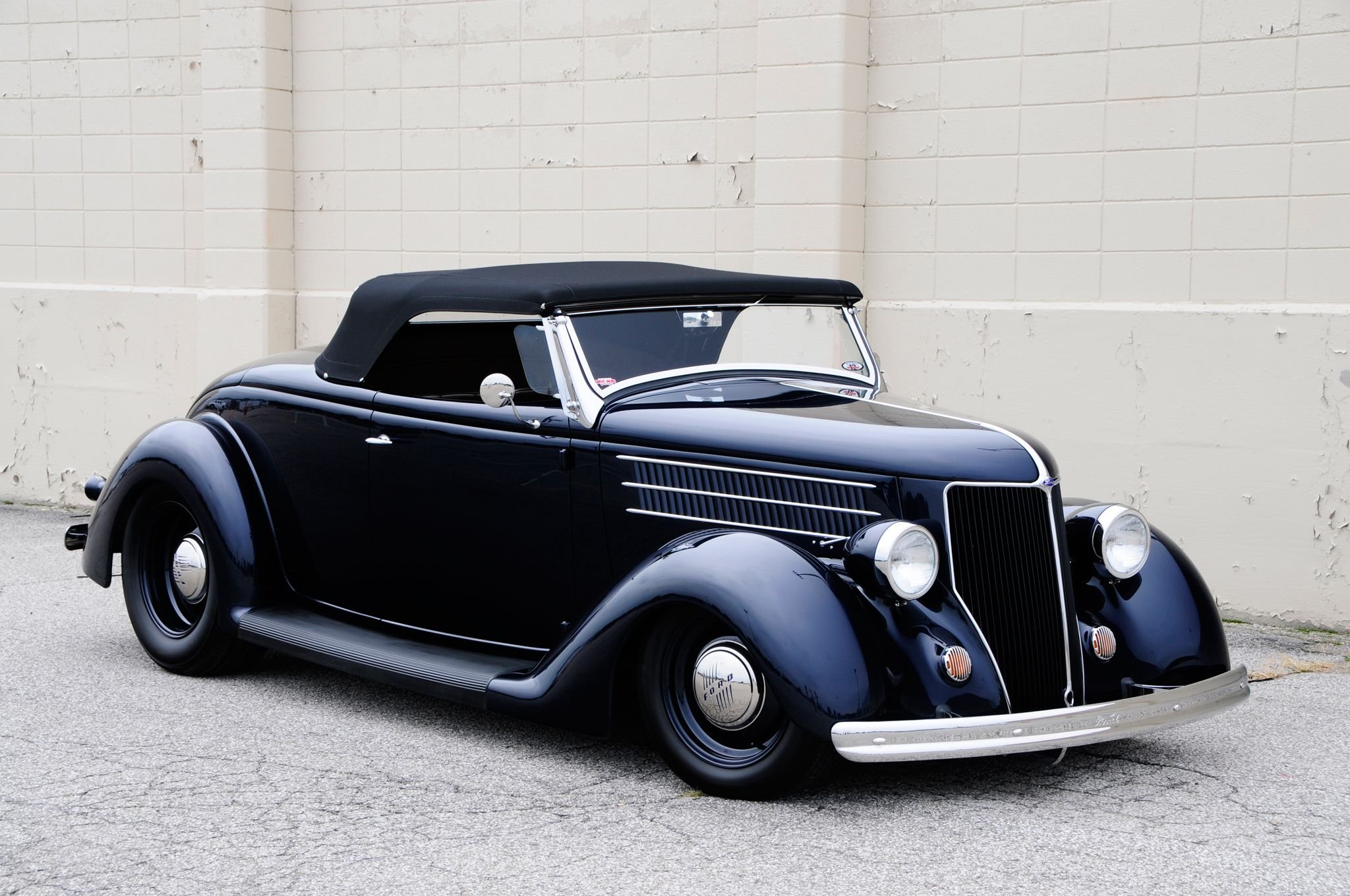 1936, Ford, Roadster, Hotrod, Hot, Rod, Custom, Old, School, Usa,  02 Wallpaper