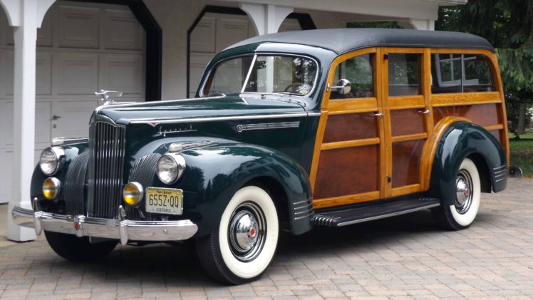 1941, Packard, 110, Station, Wagon, Woodie, Classic, Old, Vintage, Retro, Original, Usa,  03 HD Wallpaper Desktop Background