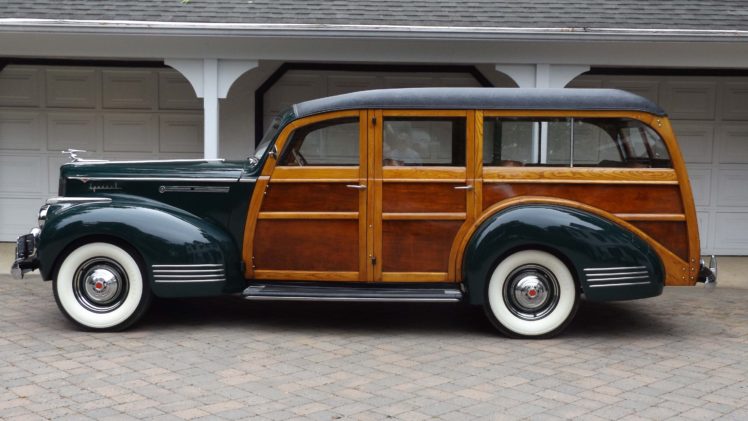 1941, Packard, 110, Station, Wagon, Woodie, Classic, Old, Vintage, Retro, Original, Usa,  01 HD Wallpaper Desktop Background