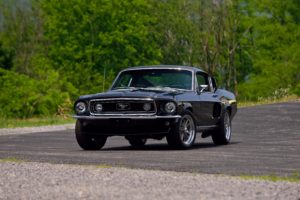 1968, Ford, Mustang, Gt, Fastback, Muscle, Resto, Mod, Street, Rod, Streetrod, Cruiser, Black, Usa,  01