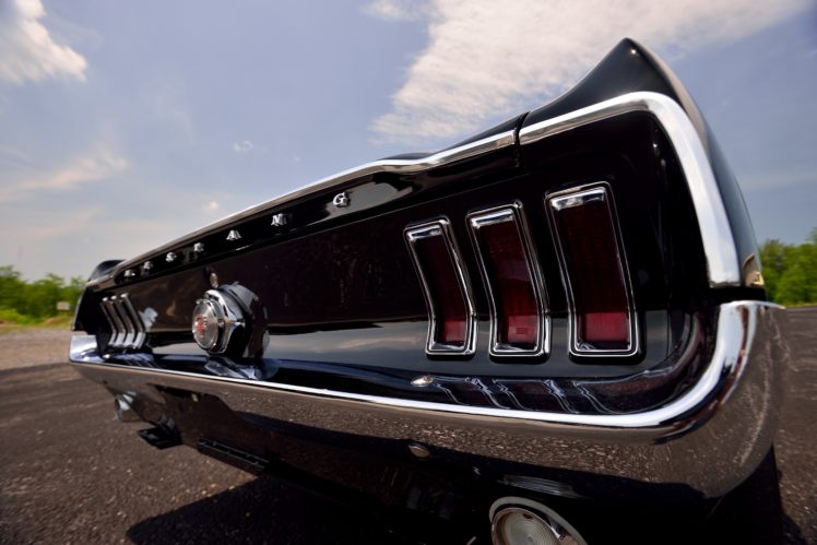 1968, Ford, Mustang, Gt, Fastback, Muscle, Resto, Mod, Street, Rod, Streetrod, Cruiser, Black, Usa,  11 HD Wallpaper Desktop Background