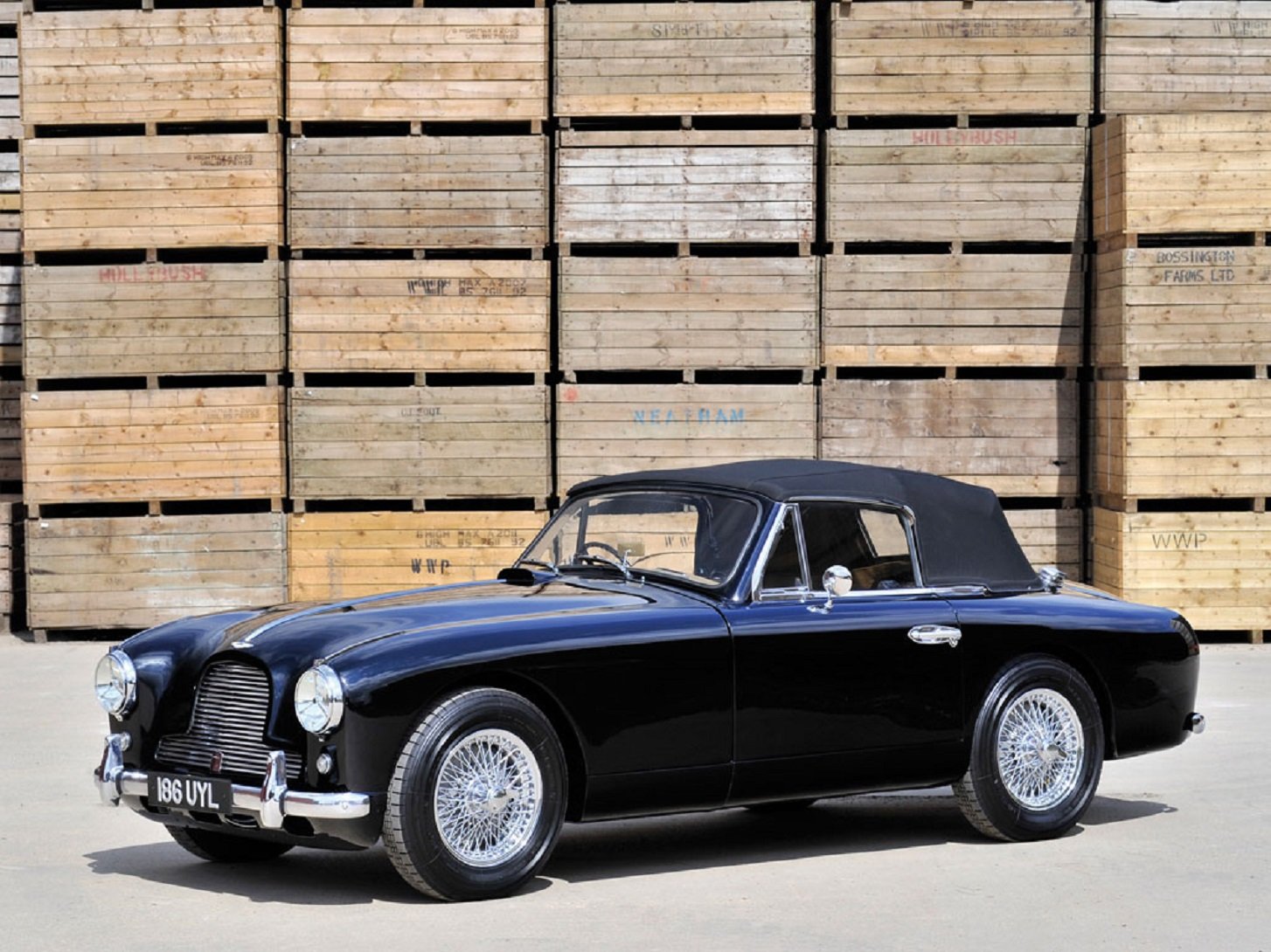 1954, Aston, Martin, Db2 4, Drophead, Coupe, Classic, Cars Wallpaper
