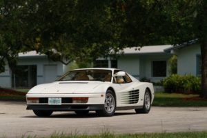 1986, Ferrari, Testarossa, Supercar, Classic, White, Italy,  04