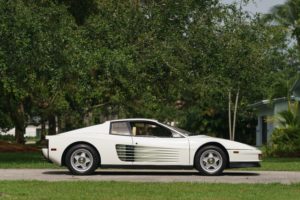 1986, Ferrari, Testarossa, Supercar, Classic, White, Italy,  01